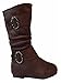 New Girls Slouch Comf Tall Midcalf Suede Winter Boots Shoes (Toddler/Little Kid/Big Kid)