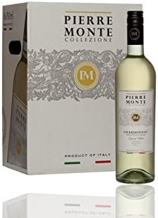Pierre Monte Chardonnay Wine | Italian White Wine with Medium-Bodied Flavor and Crisp Acidity | 75 cl