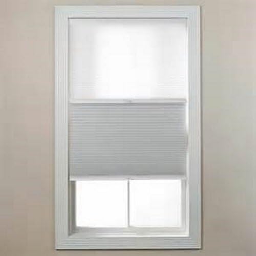 Mirage Day Night Cordless Cellular Shade - White (36x64)