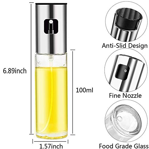 Olive Oil Sprayer Spritzer for Cooking Oil Mister for Air Fryer Oil Spray Dispenser Bottle Oil Vinegar Sprayer Bottle… - Image 3