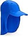 Coolibar UPF 50+ Kids' Surfs up All Sport Hat - Sun Protective (Large/X-Large- Blue Wave)