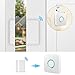 Wireless Door Sensor Alarm Chime, BITIWEND Home Security Window Entry Alert With Operating Range 600 feet/52 Chimes For Home/Garage/Shop (1 Door Sensor & 1 Receiver)