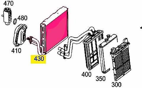 for Mercedes w204 w207 w212 A/C ac Evaporator OEM Behr