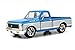 Jada 1972 Chevy Cheyenne Pickup Truck 1/24 Scale Diecast Model Car Blue/Silver