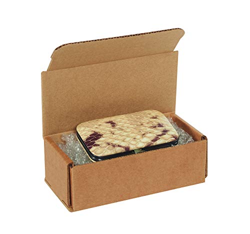 BOX USA BM1264K Corrugated Mailers, 12" x 6" x 4", Kraft (Pack of 50)
