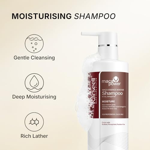 Karseell Collagen Hair Treatment Repair Conditioning, Shampoo and Conditioner Set for Dry Damaged Hair All Hair Types 16.9floz + 16.9floz