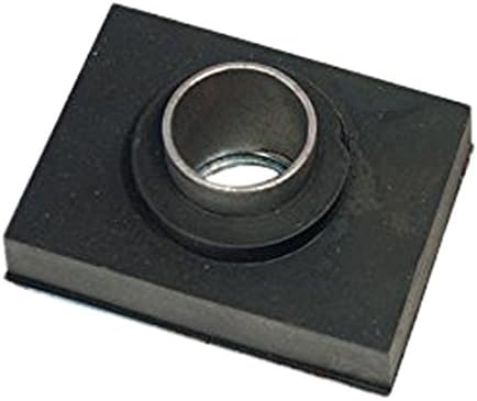 Danchuk 15791 Rectangular Body Mount with Shoulder and Metal Washer