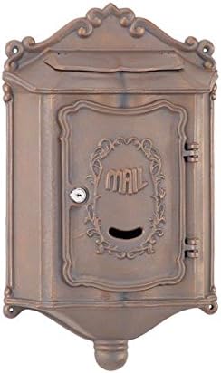Colonial Wallmount Mailbox w 6.5 in. Mail Flap