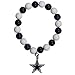 Siskiyou Sports unisex adult Bead sports fan bracelets, white, One Size US