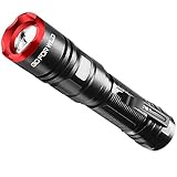 Tactical Flashlight 950 High Lumen Rechargeable LED Flashlight with 5 Modes, Zoomable, and IP65 Water Resistant Powerful Camping and Emergency Flashlights
