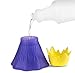 Kitchen Gizmo Volcano Microwave Cleaner - Thoroughly Cleans your Microwave in Minutes with this Fun Erupting Volcano - Purple