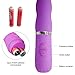 WELLWANTED 10 Modes Silicone G-Spot Vibration Clitoral Stimulate Masturbation Massager Sex Toy for Women, Purple, 6.4 Ounce