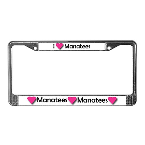 Manatee License Plate Frames | Kritters in the Mailbox