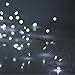 YIHONG 39ft Christmas Fairy Lights Battery Operated, 8 Modes String Twinkle Lights, 120 LEDs Remote Control Silver Wire Firefly Lights for Bedroom Patio Party Christmas Decoration- White