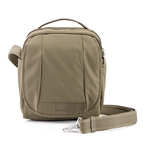 PacSafe Metrosafe Ls200 Anti-Theft Medium Crossbody Bag-Earth Khaki Travel Cross-Body, One Size
