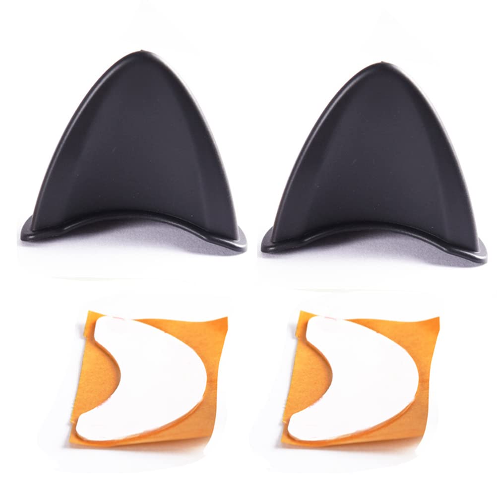 2Pcs Silicone Cat Ears with Tapes, Cute Helmet Accessories for Bicycle Helmet Ski Helmet Motorcycle Helmet (Helmet Not Included)
