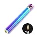 YUSUD Cigarette Shaped Soft Flame Lighter, Butane Fuel Refillable Lighter with 3 Back-up Flints for Men, Women, Lady (Color)
