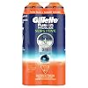 Gillette Fusion ProGlide Sensitive 2 in 1 Shave Gel, Ocean Breeze, 6 Ounce (Pack of 2)