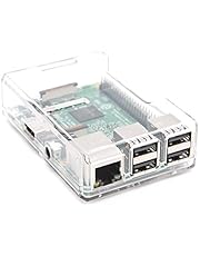 Transparent Clear Case for Raspberry Pi 3B 3B+ (3 Model B and 3 Model B Plus)