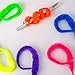 SAVITA 24 Pieces Magic Worm Wiggly Vivid Worm Trick Toys Invisible String Party Favors (6 Colors)