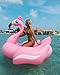 SunDaze Floats Giant 7 Foot Inflatable Pretty In Pink Flamingo Pool Float - Fun Kids Swim Party Toy - Summer Lounge Raft