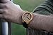 Viable Harvest Men’s Wood Watch, Unique Sundial Design, Natural Bamboo , Genuine Leather and Gift Box (Black)