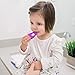 Baby/Toddler Small Teether Toothbrushes 4-Pack, Oral Hygiene, Purple and Pink