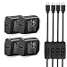 Raspberry Pi 3 3B+ Adapter with On/Off Switch Cable, Power Supply Wall Charger for Raspberry pi 3, Raspberry pi Zero, 2B, 3B, and Zero W (4 Pack)