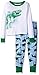 The Children's Place Big Boys' Top and Pants Pajama Set 2, Dinosaur/White 65511, 8