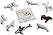 Montessori Arctic Polar Animal Match - Miniature Arctic Animal Toy Figurines with Matching Cards - 2 Part Cards. Montessori learning toy, language materials Busy Bag Activity