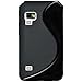 Amzer AMZ93818 Soft Gel TPU Gloss Skin Fit Case Cover for Samsung Galaxy Player 5.0 - Retail Packaging - Black