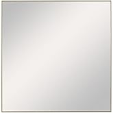 Uttermost Alexo Brushed Gold 28" Square Wall Mirror