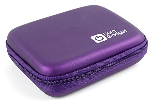 DURAGADGET Exclusive Hard Shell EVA Box-Style Case in Purple - Suitable for Use with The Canon Ivy Mini Photo Printer