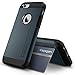Spigen Tough Armor S iPhone 6 Case with Extreme Heavy Duty Protection and Card Kickstand Feature for iPhone 6S / iPhone 6 - S Metal Slate