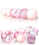 24pcs 40mm Shatterproof Christmas Balls Ornaments Xmas Tree Hanging Decors for Party Wedding Ceremony Garden Home Decoration (4cm/1.57