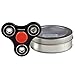Spinny Fidget Toy TANAAB Colorful Caps [Solid & Durable]High Speed[Super Smooth Spinning fidget]Well Balanced New Style Figit Spinner- Black