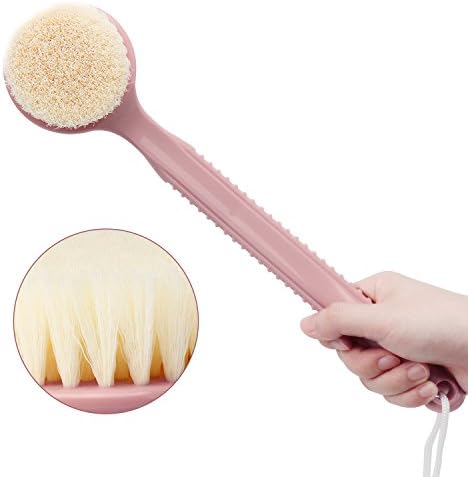 QILEBI Dry Skin Body Brush Natural Bristles Promote Your Blood Circulation And Exfoliating Make Your Skin Healthier And Smoother