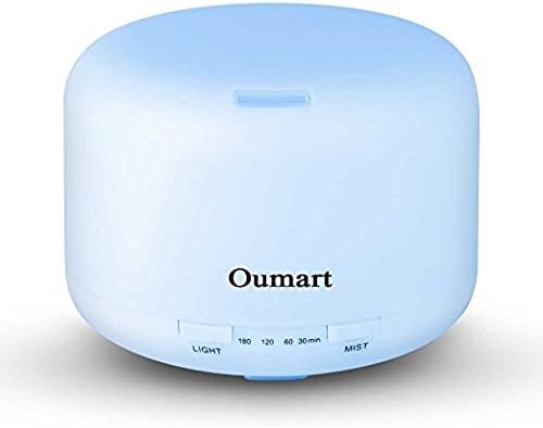 160ml Aromatherapy Essential Oil Aroma Diffuser - Portable Ultrasonic Diffusers Cool Mist Humidifier with 7 Colors LED Lights and Waterless Auto Shut OFF for Home Office Bedroom Baby Room (CJ-706C)