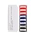 Common DIY Office Rubber Stamp Set (8-Piece) Self-Inking, Refillable | Tight, Leakproof Lids to Prevent Drying Out | Professional Business,Home, Finance, Sales Use | New, Reusable,| Red, Black, Blue