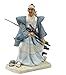 8.5" Japanese Samurai Holding Long Sword Collectible Statue Warrior Oriental