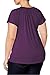 Nemidor Women's Short flutter sleeves Beaded Embelished Plus Size Casual V-neck Top