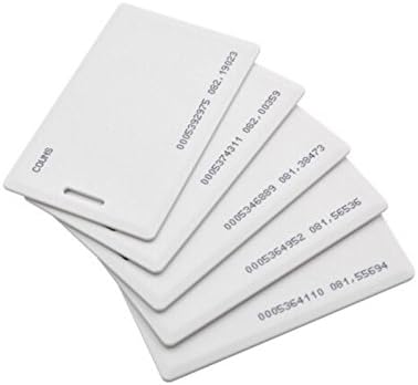 COUNS 10 pcs 26 Bit Proximity Clamshell Weigand Prox Swipe Cards Compatable with ISOProx 1386 1326 H10301 format readers and systems. (set 1)
