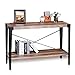 IRONCK Industrial Console Table for Entryway, Sofa Table, Entryway Table with Storage, Sofa Table 1.97