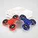Fidget Hand Spinner [2 PACK] - High Speed Hybid Ceramic Bearing, Helps Increase Focus and Relieves Anxiety and Stress. Use at home, School, Office or on the go. For Kids and Adults BLUE/RED