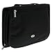 Three-Fold Textured Poly Bible Organizer (Medium, Black)