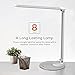 TaoTronics LED Desk Lamp with USB Charging Port, Eye- Care Dimmable Lamp, Metal, Glare-Free, 5 Color Temperatures with 5 Brightness Levels, Touch Control, Memory Function