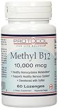 Protocol For Life Balance - Methyl B12 10,000 mcg - Supports Homocysteine Metabolism and Nervous System - 60 Lozenges
