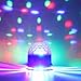 Disco Light, GLISTENY Mini Stage Lights Magic Party Lamp Sound Activated Colorful Rotating Ball Crystal 48LED For Wedding Show KTV Bar DJ Ballroom Home Club Pub
