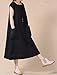 Mordenmiss Women's Summer Cap Sleeve Shift Dress with Pockets , Black, Large / X-Large