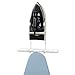 Household Essentials 166-1 Iron Wall Mount with Attached Ironing Board Hooks,White